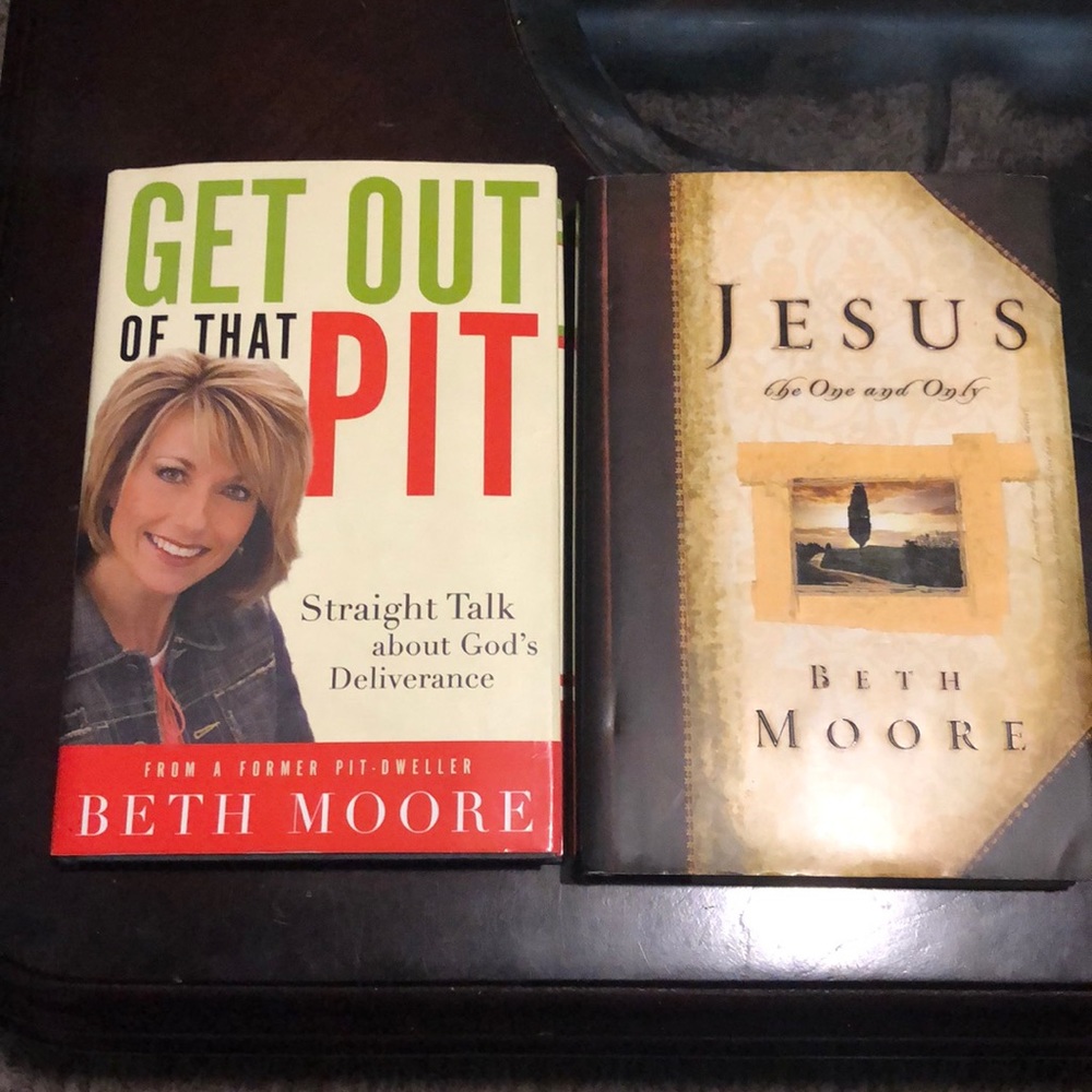 Set of 2 Different Hardcover Books by Beth Moore